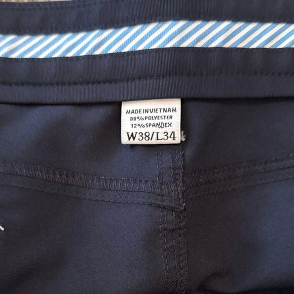 FootJoy FJ Athletic Performance Golf Pants Size 38 x 34 Mens 5 Pocket Style Blue - Picture 6 of 10